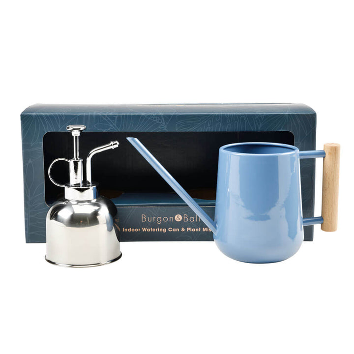 Burgon & Ball Indoor Watering Can & Mister Set - Limited Edition - Blue