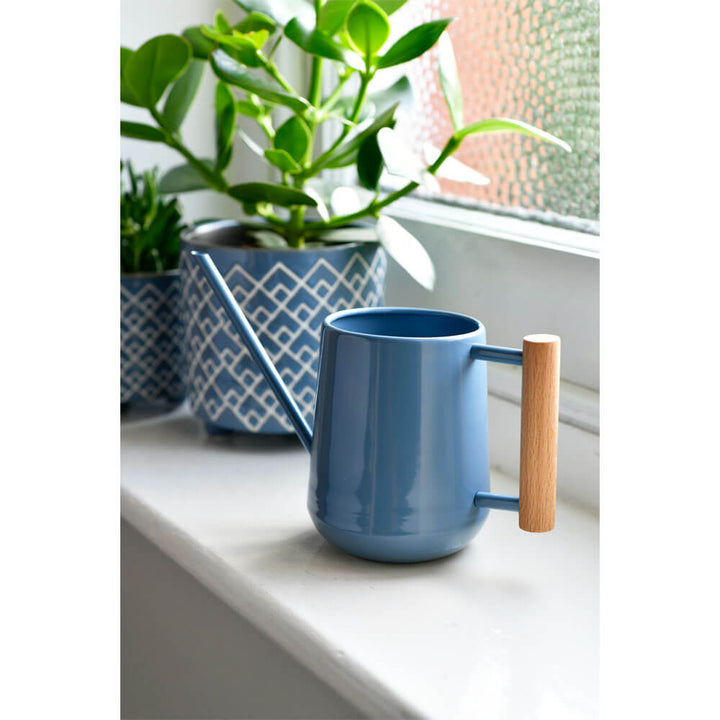 Burgon & Ball Luxury Indoor Watering Can - Blue