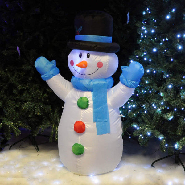 Kingfisher 4ft Inflatable Snowman