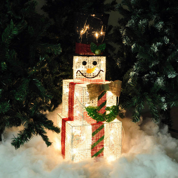 Kingfisher Snowman Light Box